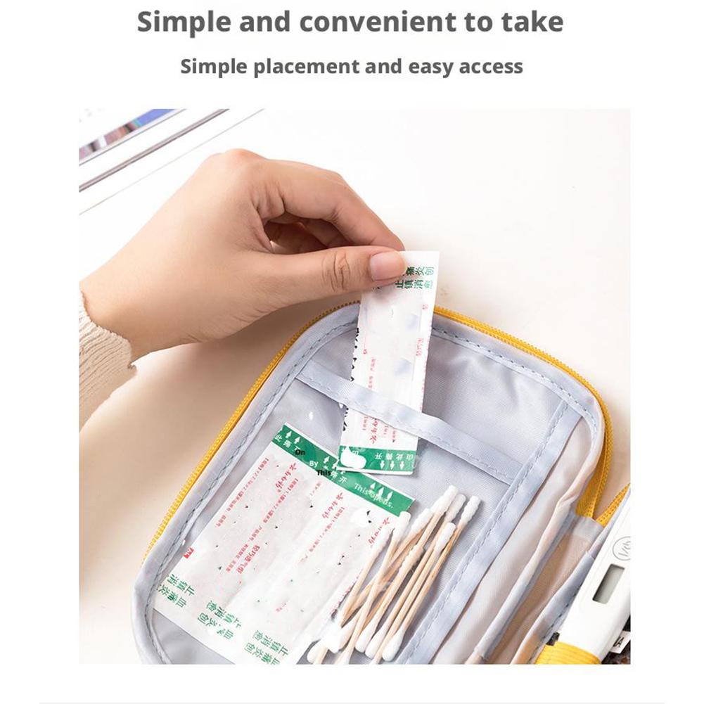 Portable Travel Medicine Bag P - First Aid Bag Kit ulasan dan harga