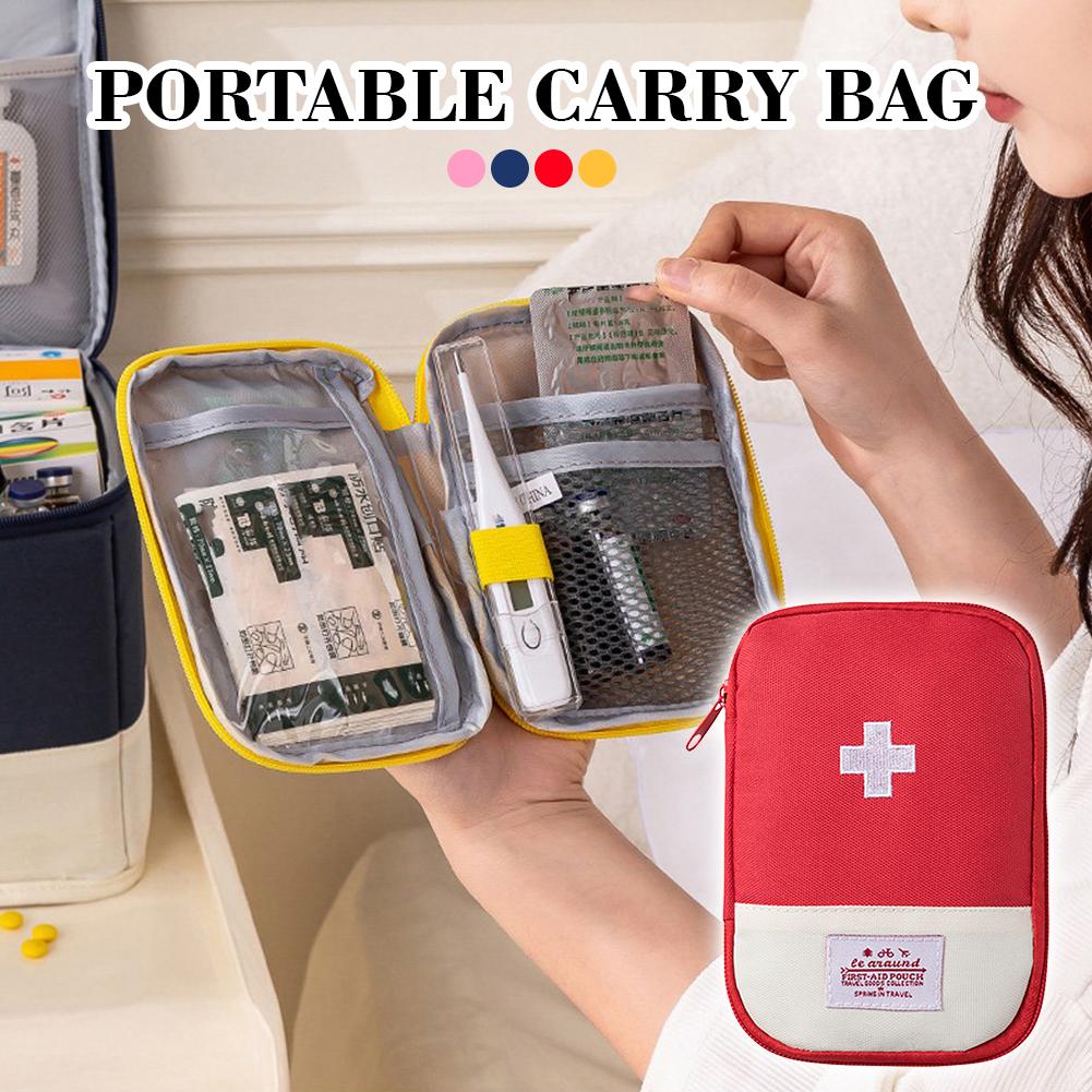 Portable Travel Medicine Bag P - First Aid Bag Kit ulasan dan harga