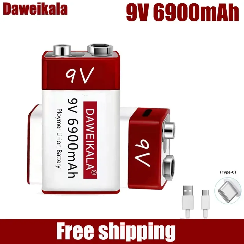 New 9V 6900mah Rechargeable Ba - Co Detector Plug ulasan dan harga