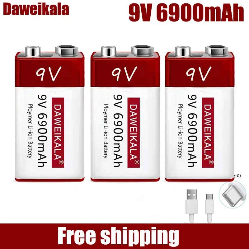 New 9V 6900mah Rechargeable Ba - Co Detector Plug ulasan dan harga